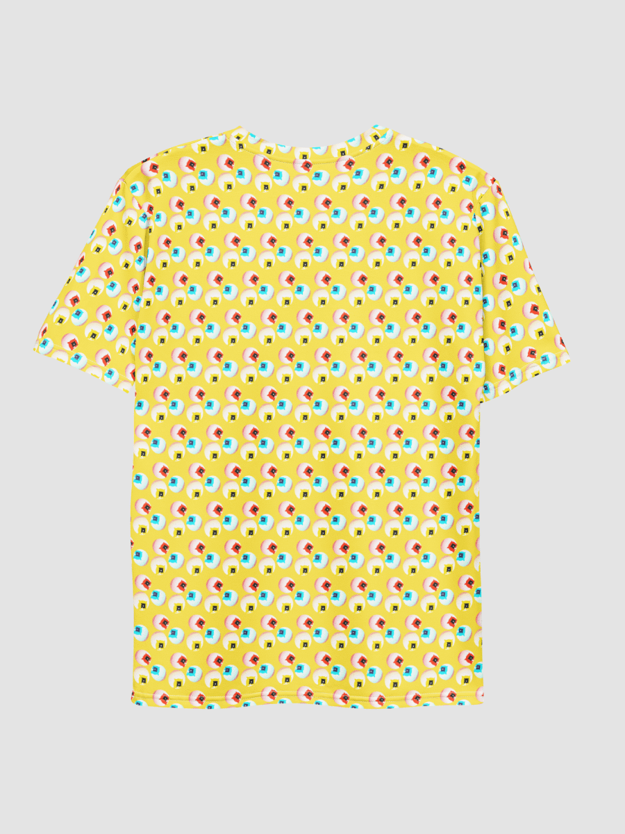 AIBALL All-Over Print Crew Neck T-Shirt (Yellow) product image (4)