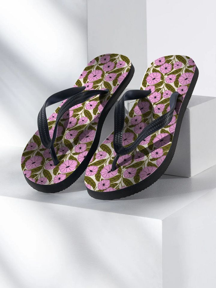 Dipladenia Dreams - Pink and Green - Flip Flops product image (1)