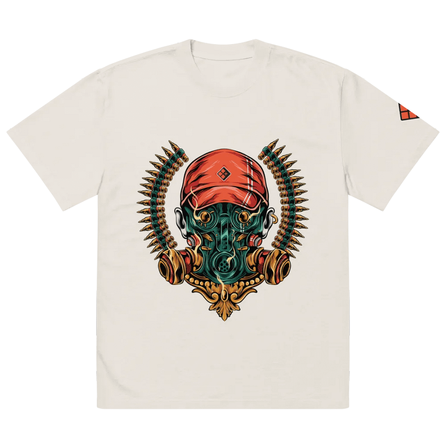 Oversized NEVER OUTGUNNED Tee product image (11)