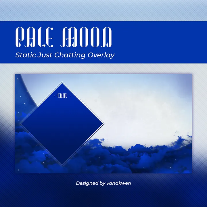 Pale Moon - F2U Just Chatting Overlay product image (1)