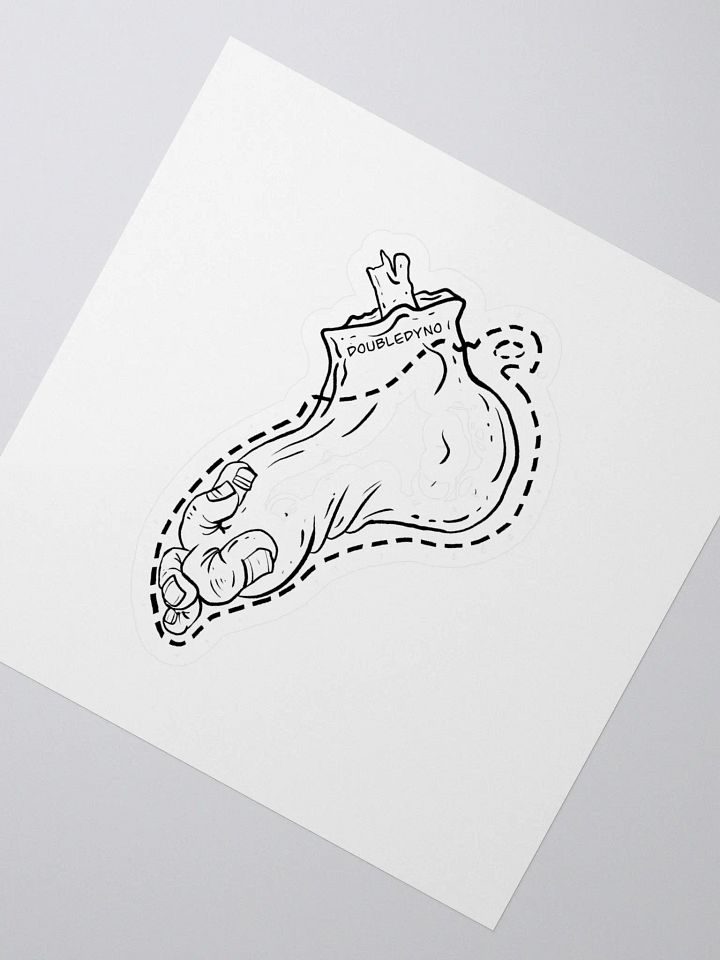 Rock climber foot sticker product image (2)