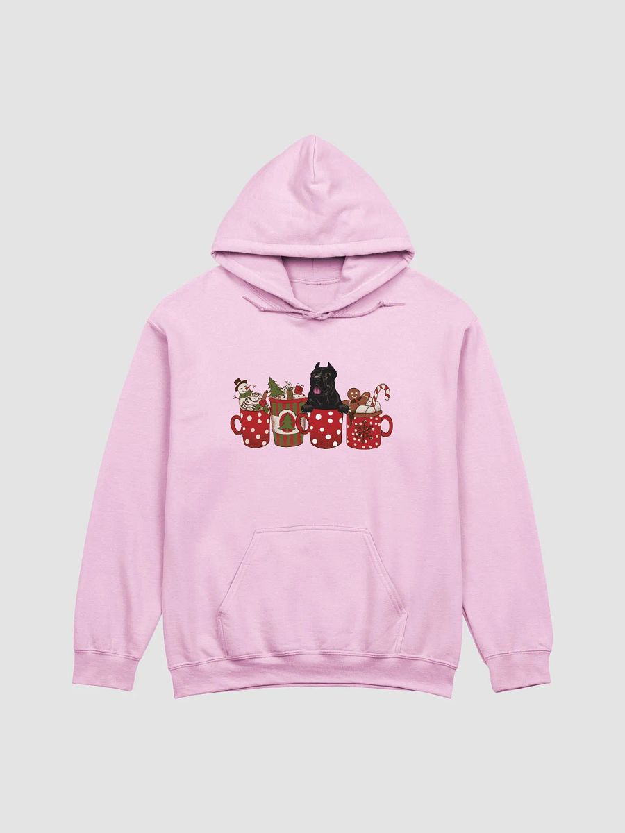 Cute Cane Corso in a Christmas Cup Hooded Sweatshirt | Funny Christmas Pup in a Cup product image (9)