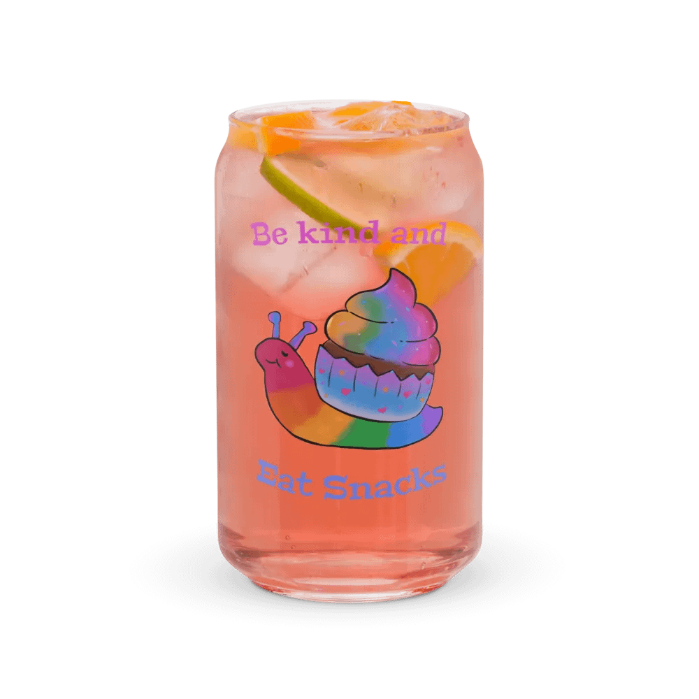 Rainbow Cupcake Snail Glass Tumblr product image (37)