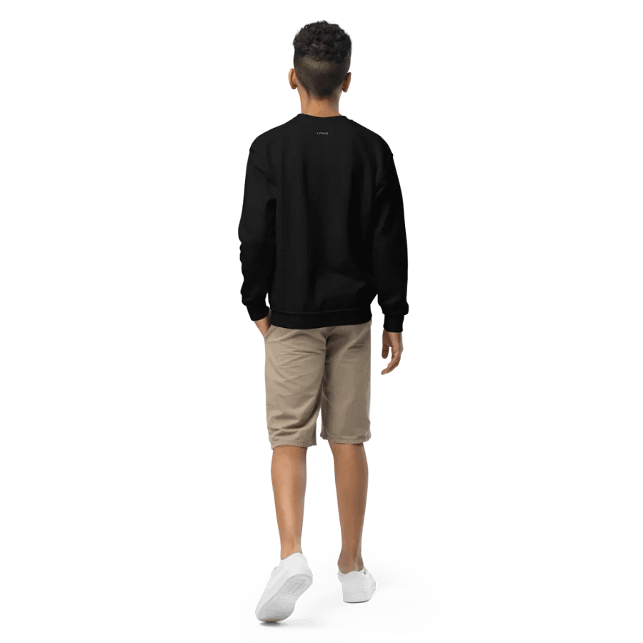 Classic Nova Inu Embroidered Youth Crew Neck Sweatshirt product image (3)