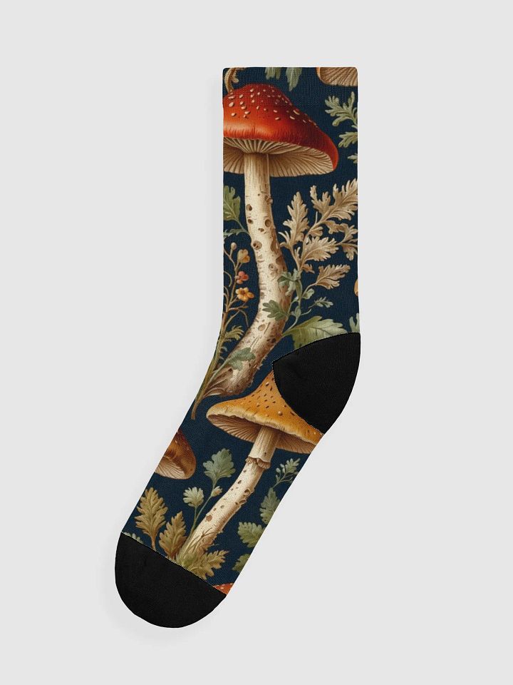 Mushroom Medley Sustainable Crew Socks product image (1)