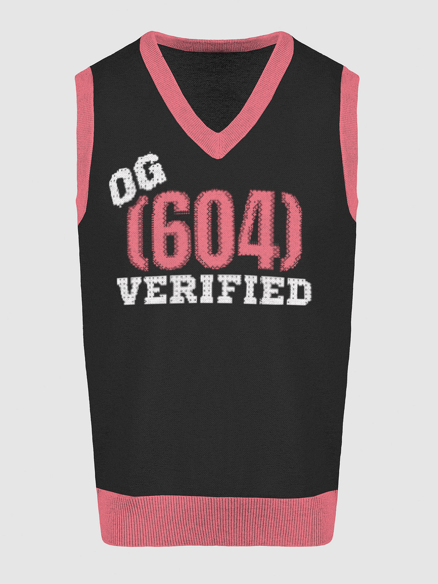 Verified Vibe Knitted Vest Vancouver Area code 604 product image (15)