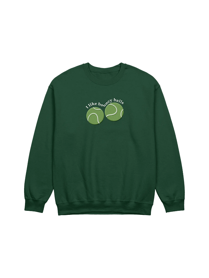 Fun Tennis Balls Embroidery Crewneck product image (8)