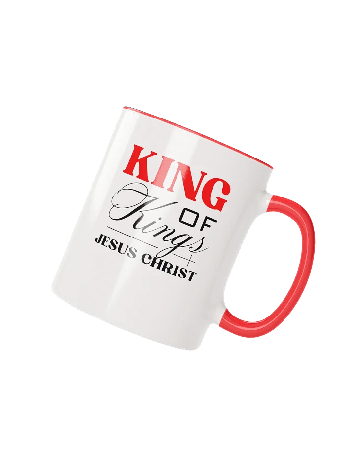 King of Kings Juses Christ Christian Mug | Christian Faith Gift | Inspirational Coffee Cup for Believers product image (3)
