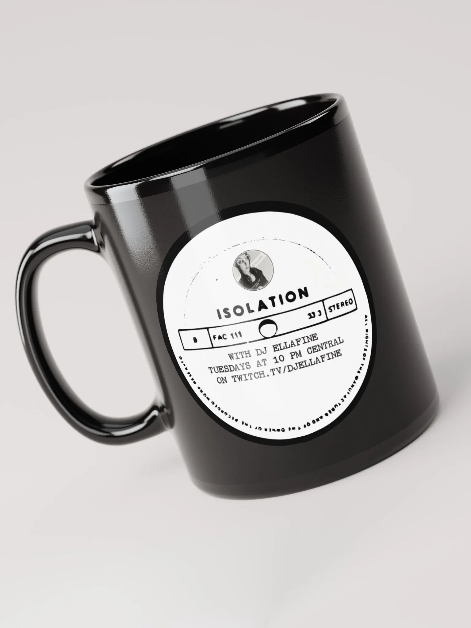 Isolation Logo - Black Mug product image (5)
