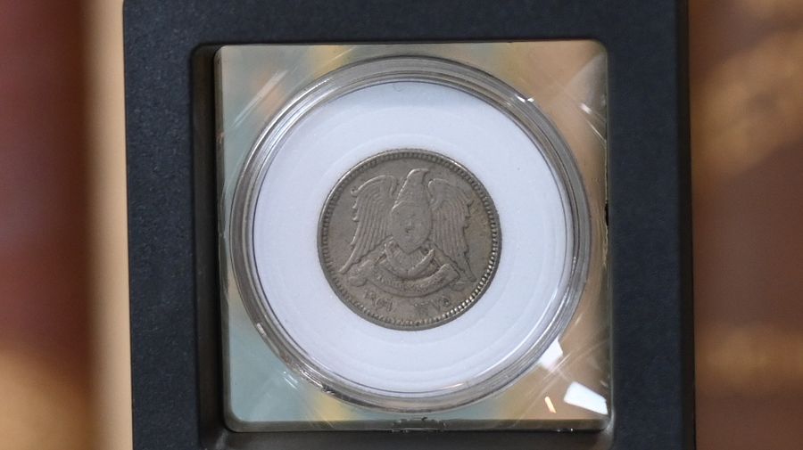 قرشان ونصف (نص فرنك) الابيض النادر 1956 product image (3)