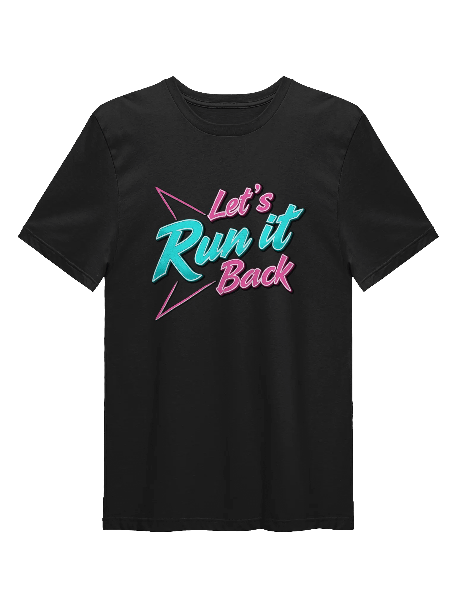 Retro 'Let's Run it Back' Typography T-Shirt product image (5)