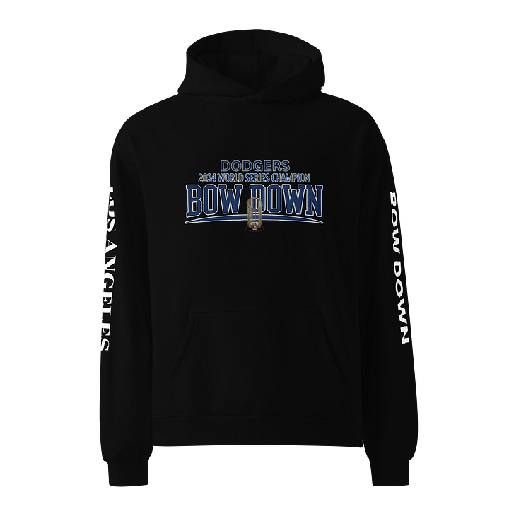 "Bow Down" LA Dodgers 2024 World Series Champion Hoodie | LA Dodgers | MLB Home Locker product image (1)
