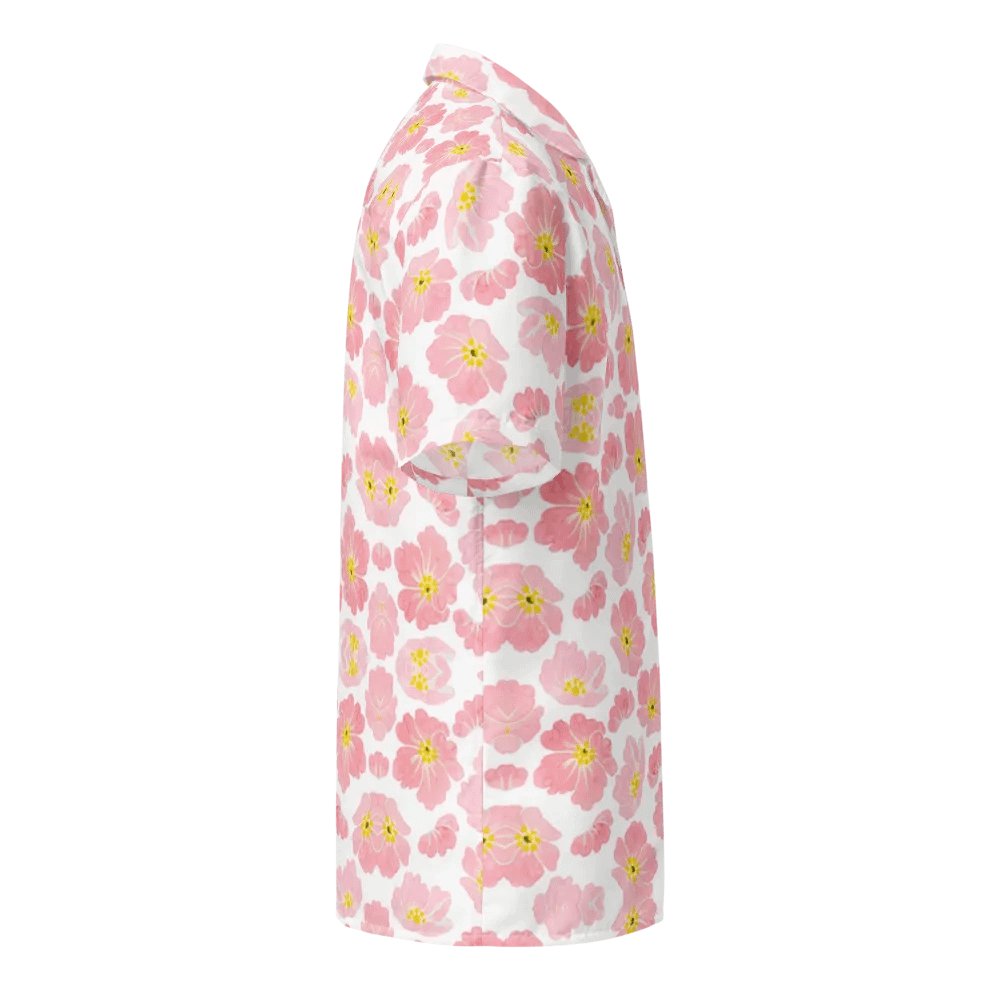 Pink Sunset Hibiscus Bloom Hawaiian Shirt product image (5)