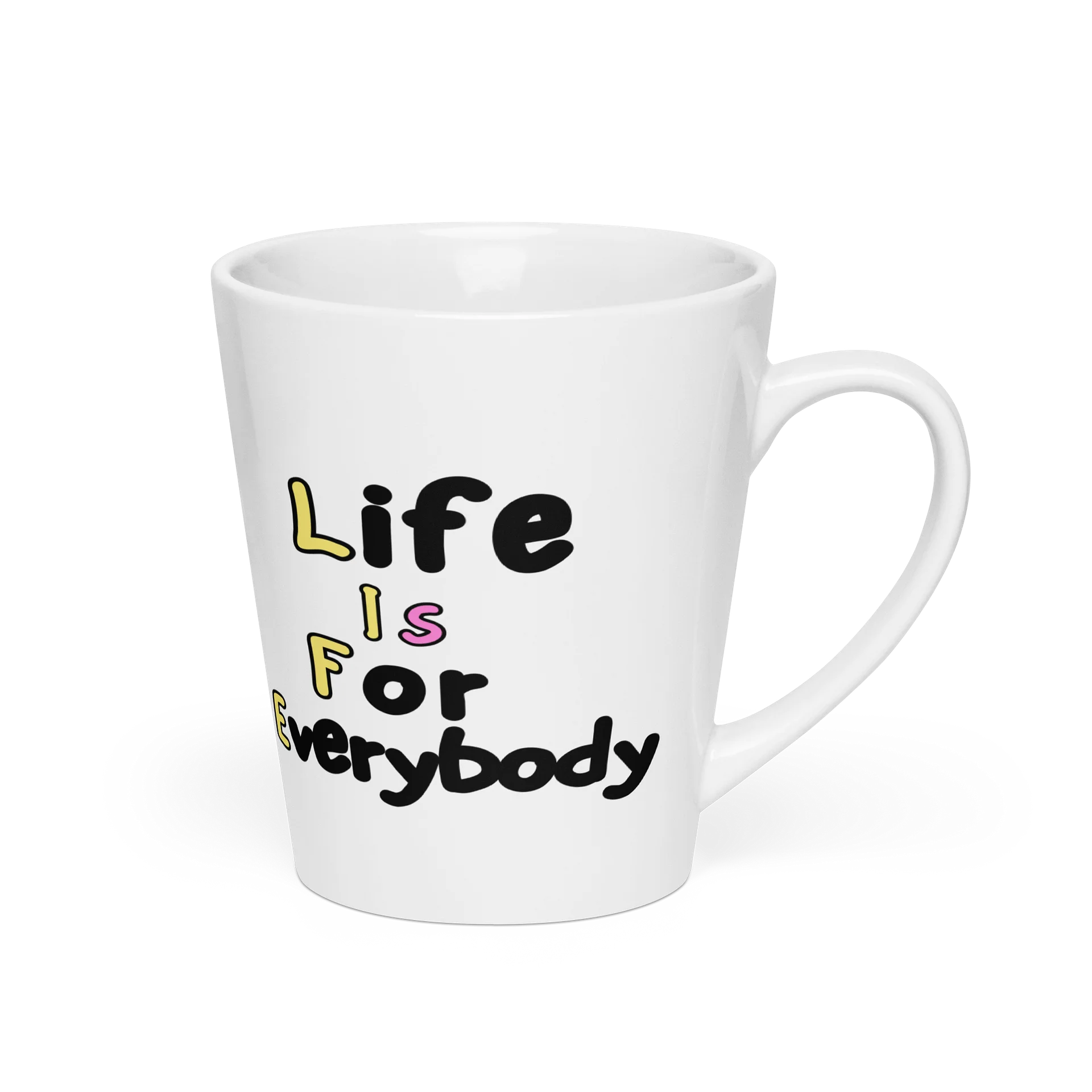 Colorful Life Latte Mug product image (2)