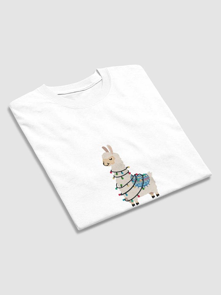 Christmas Women's T-Shirt | fa la la la llama | large print product image (2)
