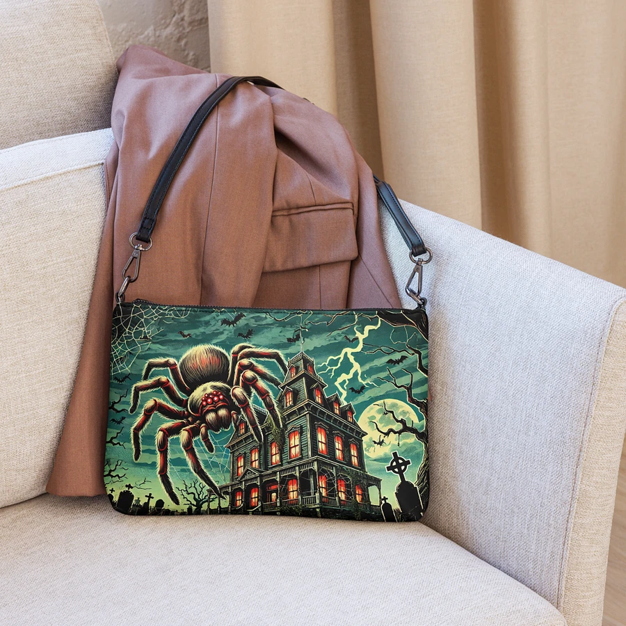 Giant Spider Haunted House Crossbody Bag - Spooky Purse product image (6)