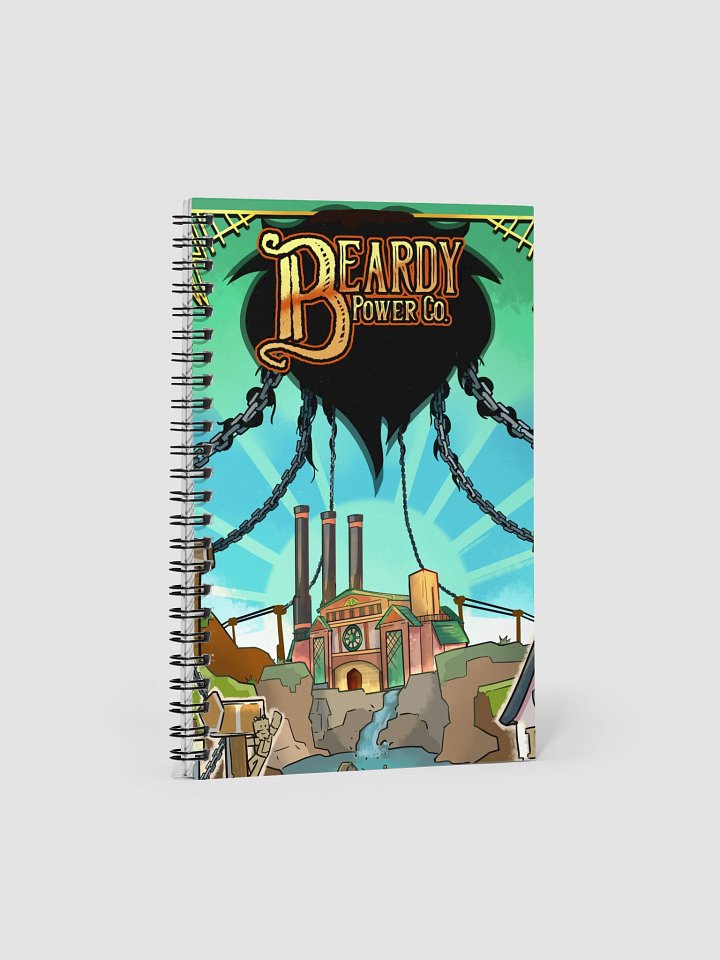 Beardy Power Co Notepad (Blue) product image (1)
