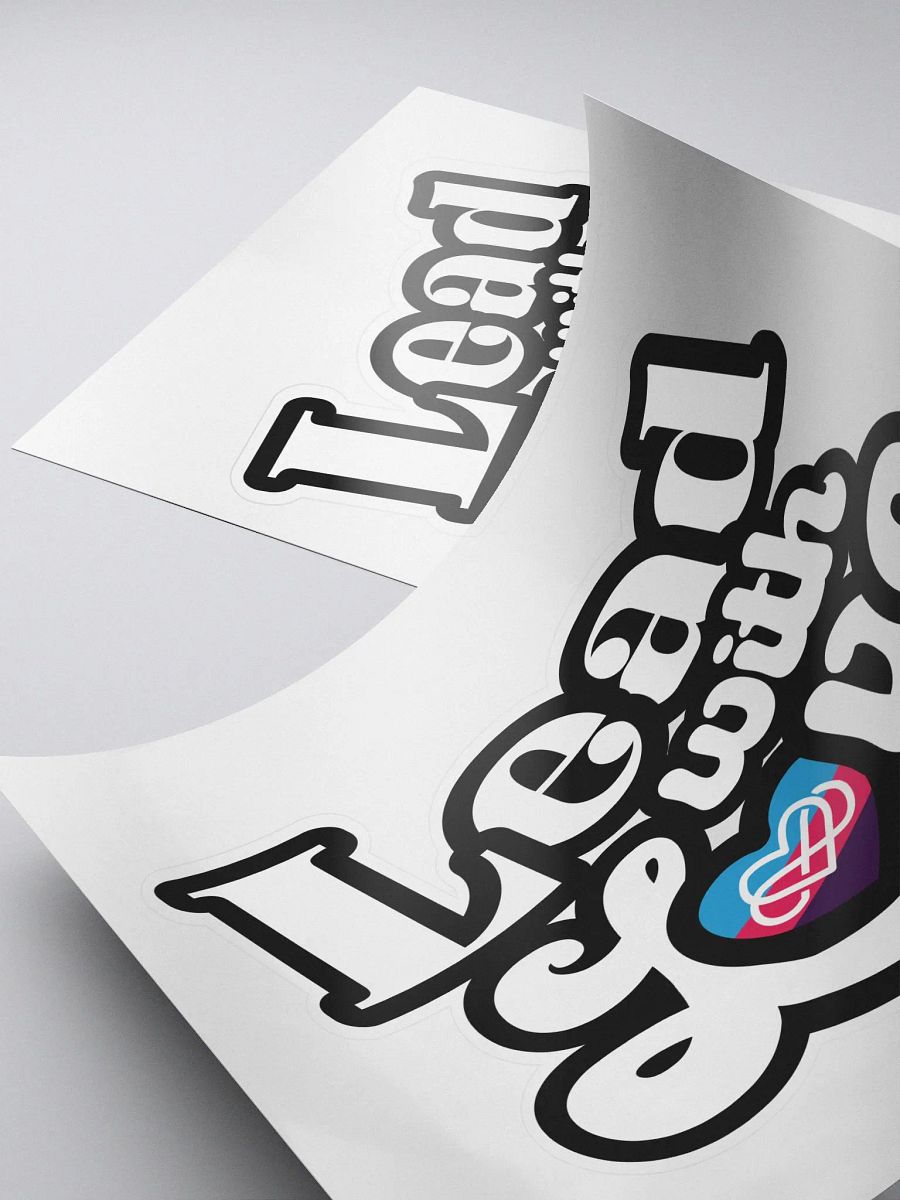 Lead With Love Sticker: Polyamory product image (4)
