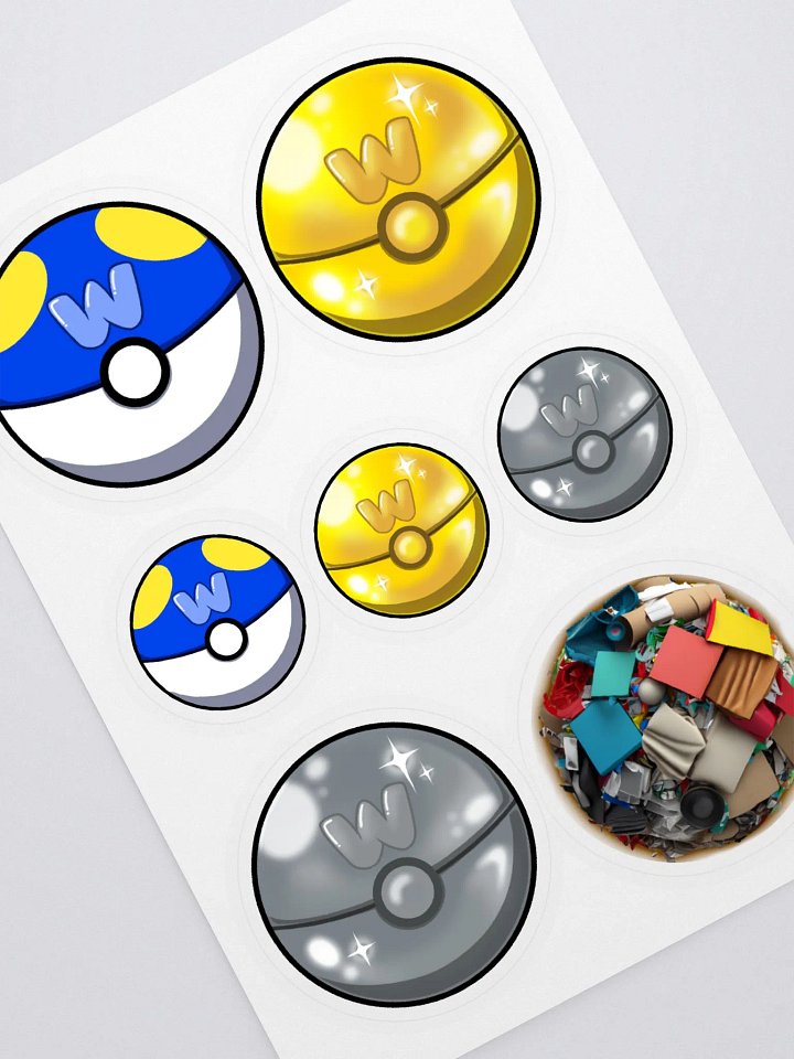 wopiCatch Stickers: Balls on a Sheet product image (1)