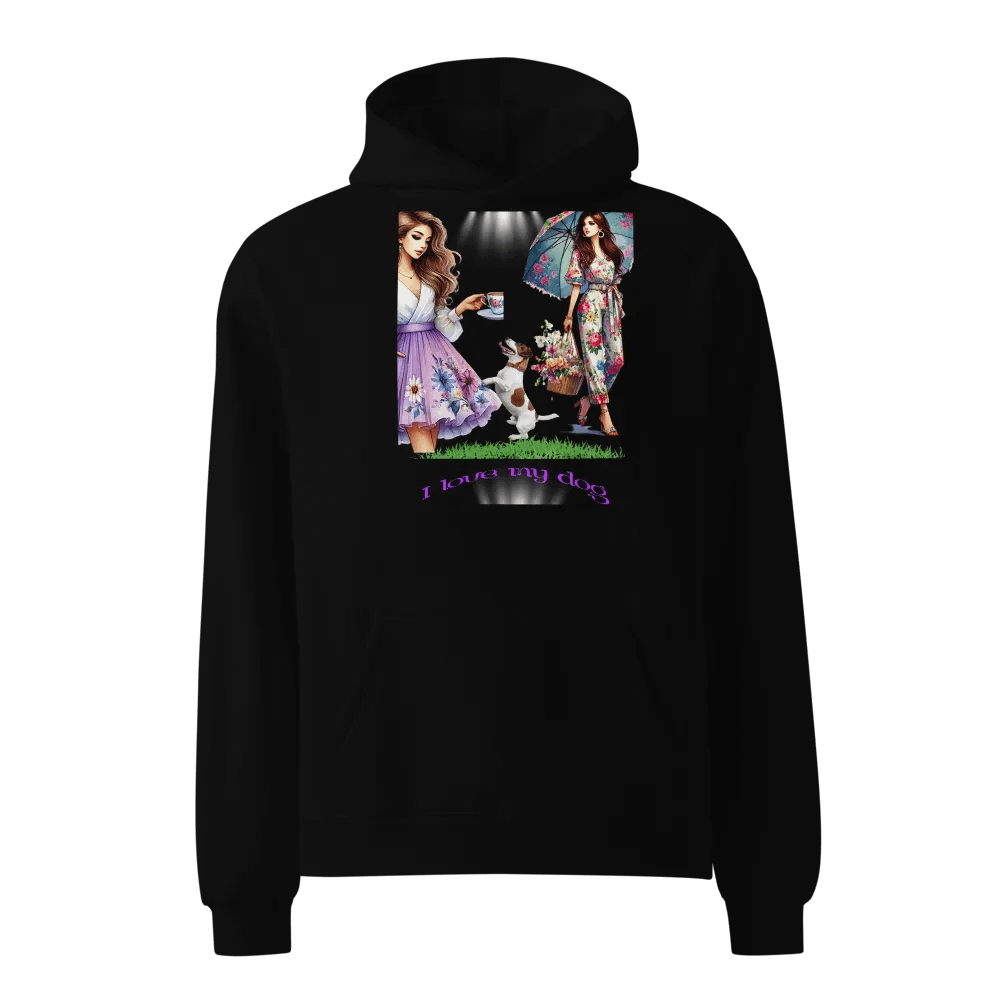 Floral Friends Unisex Oversized Hoodie product image (1)