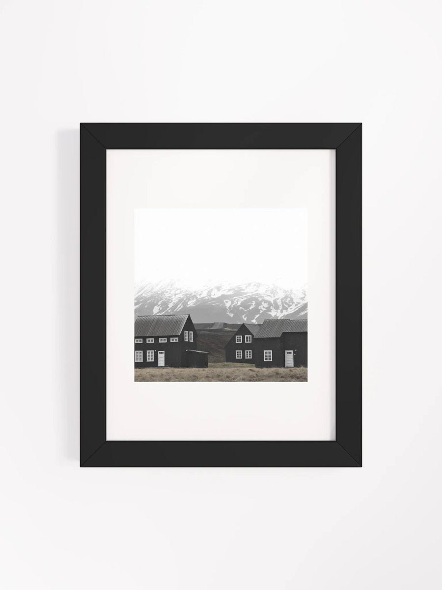 Iceland Mountain Retreat Framed Poster product image (106)