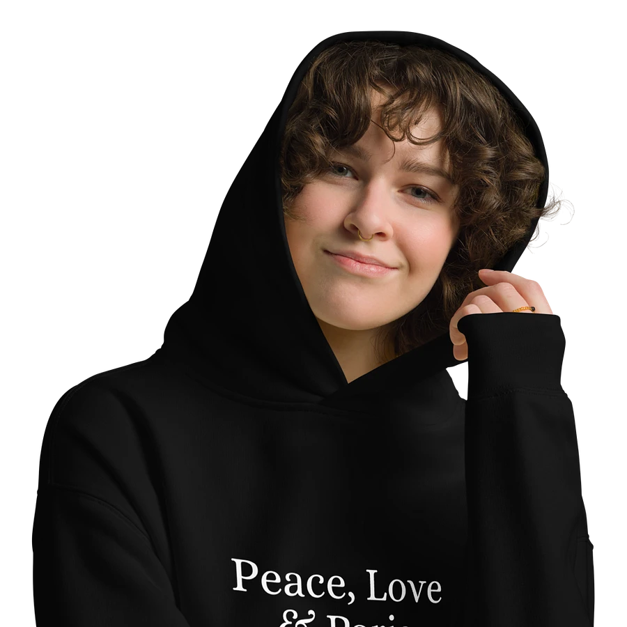 Peace, Love and Paris Unisex Oversized Hoodie product image (11)