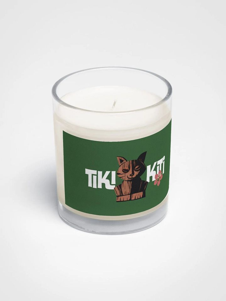 Tiki Kiti - Soy Wax Candle In A Clear Glass Jar product image (2)