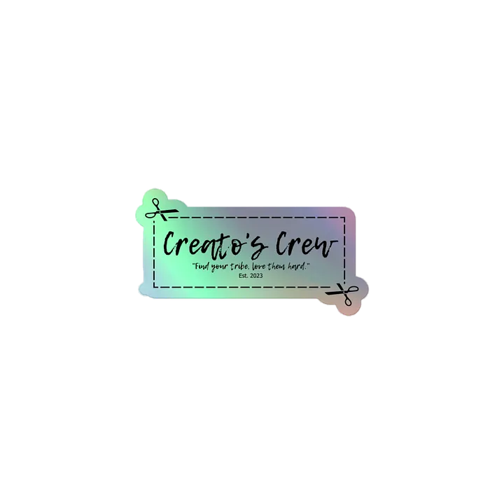 Crew Holographic Logo Sticker product image (1)