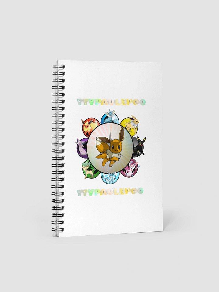 Eevee and Evolution Spiral Notebook product image (1)