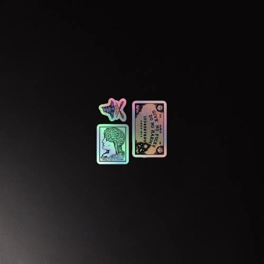 Witchy Academia Holographic Sticker Set product image (4)