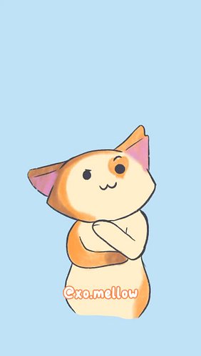 Who else loves floor time??
🔈: @colbertlateshow 

#Xomellow #artofmatsu #kawaiicat #catillustration #catinfluencer #procreate...