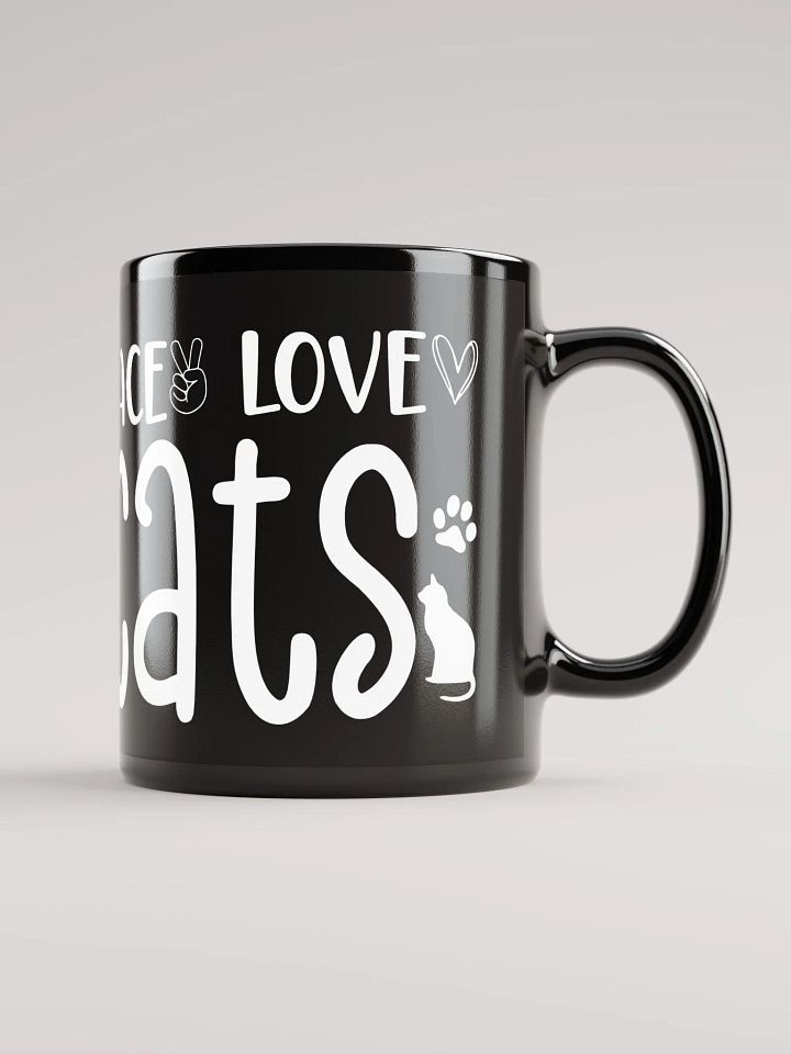 Peace Love Cats Mug product image (1)