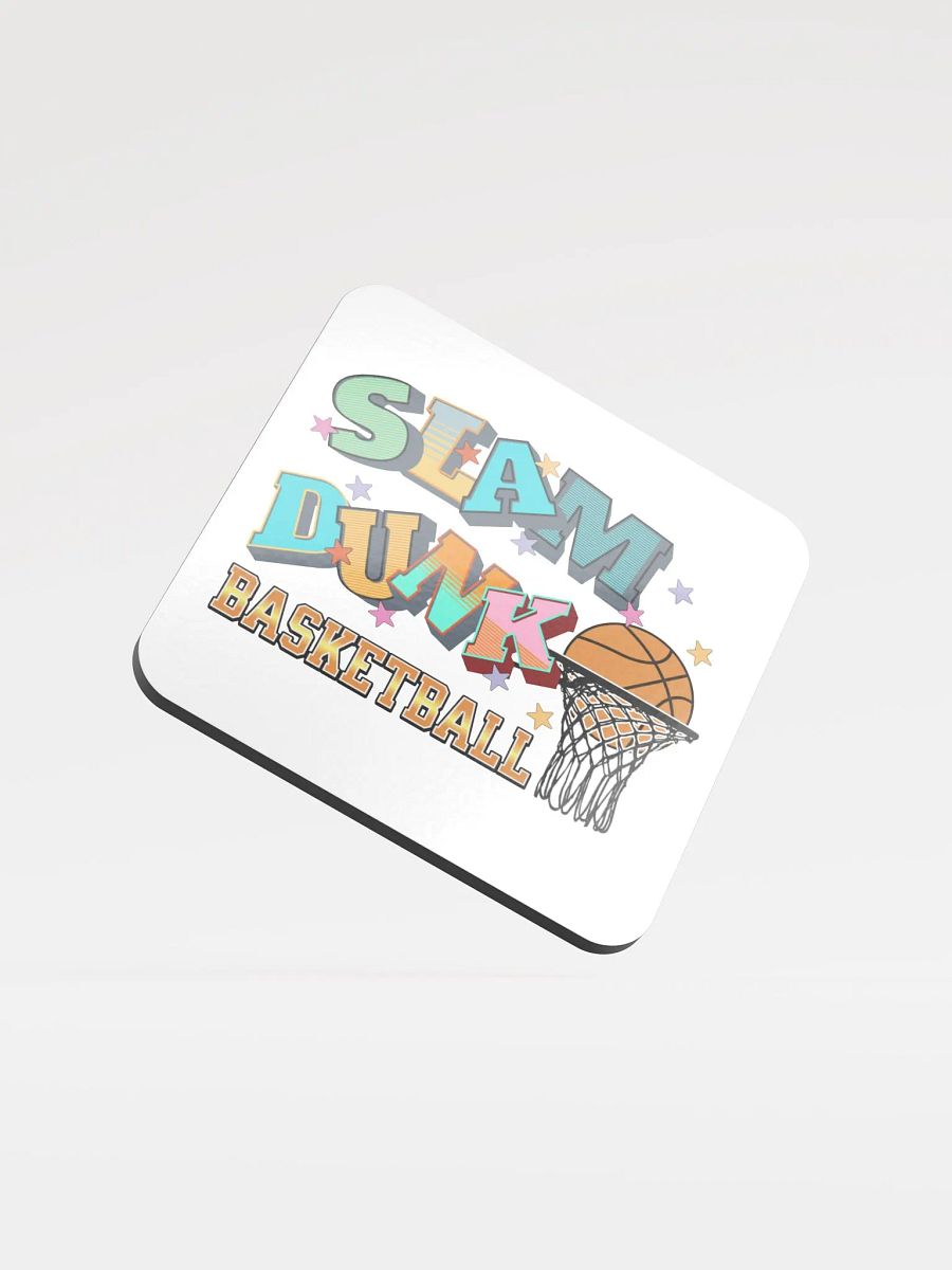 Basketball Slam Dunk Cork Coaster product image (1)