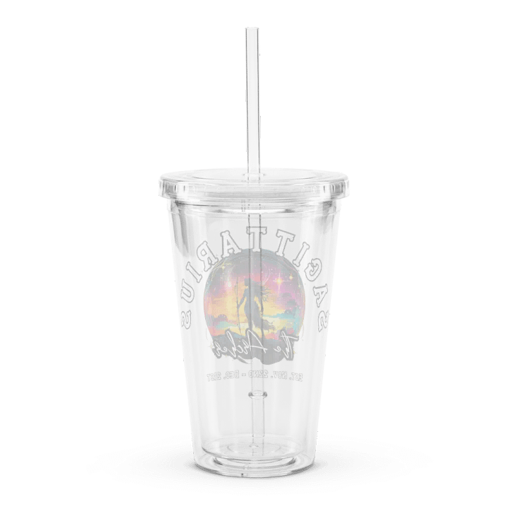Sagittarius - Zodiac Double Wall Clear Plastic Tumbler product image (2)