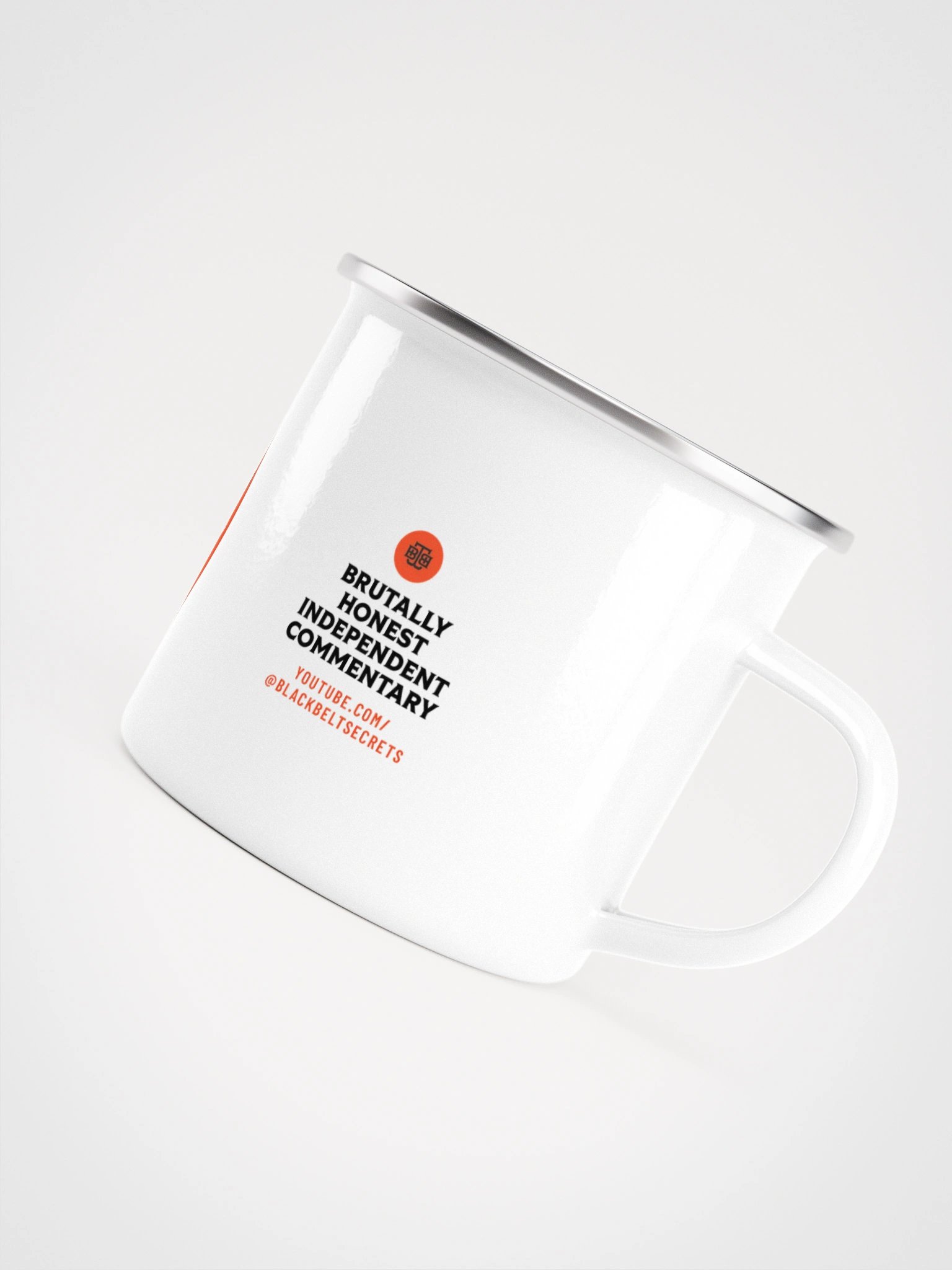 BBS White Enamel 12oz Mug product image (5)