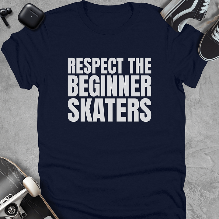 Respect the beginner skaters, Skateboarding t-shirt, Unisex product image (3)