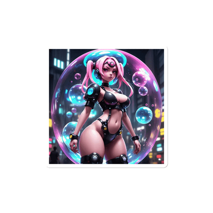 Neon Bubblegum Dream Die-Cut Magnets product image (2)