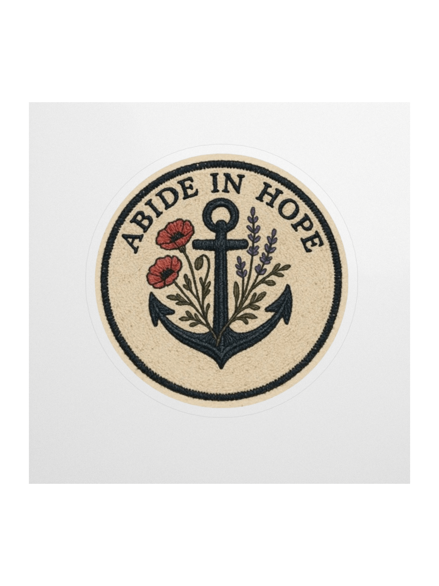 Anchor of Hope Embroidered Patch product image (1)