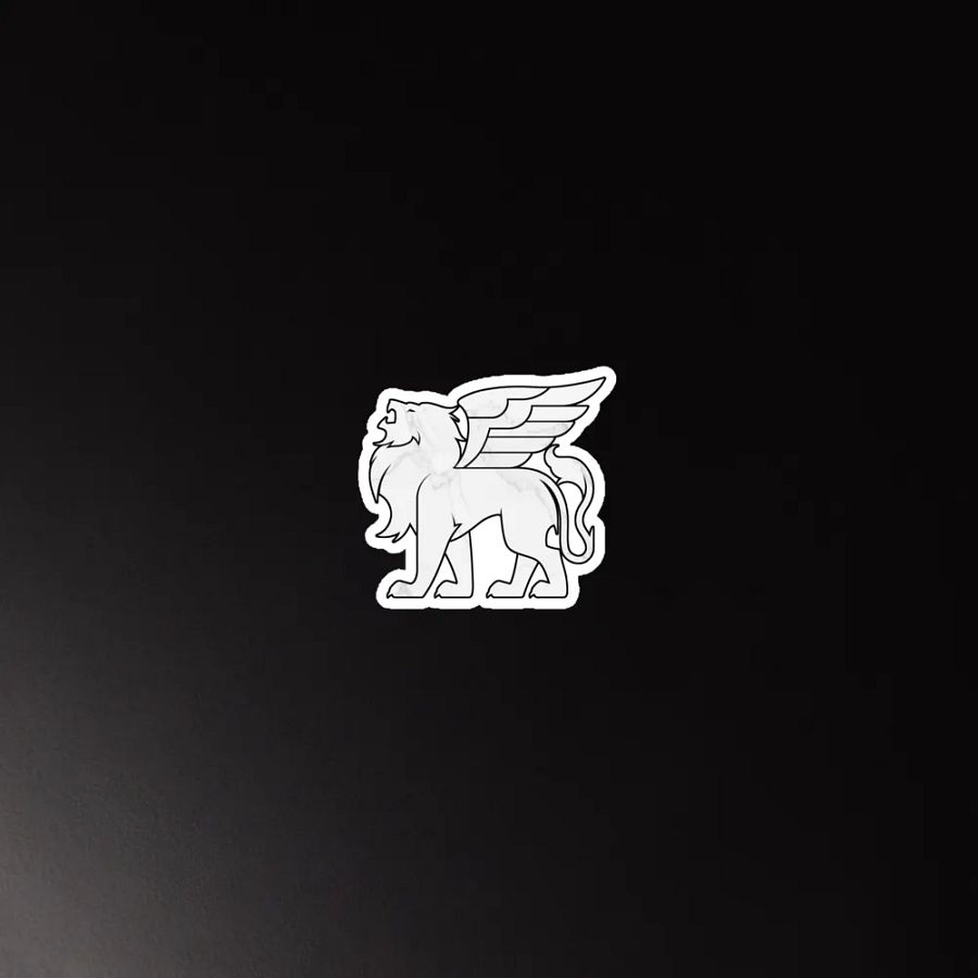 Verardi Famiglia Emblem (White) ✦ Die-Cut Magnets product image (3)