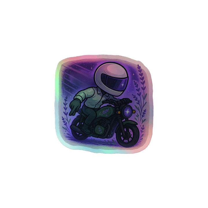 Motorcycle Lav Holo Sticker product image (1)