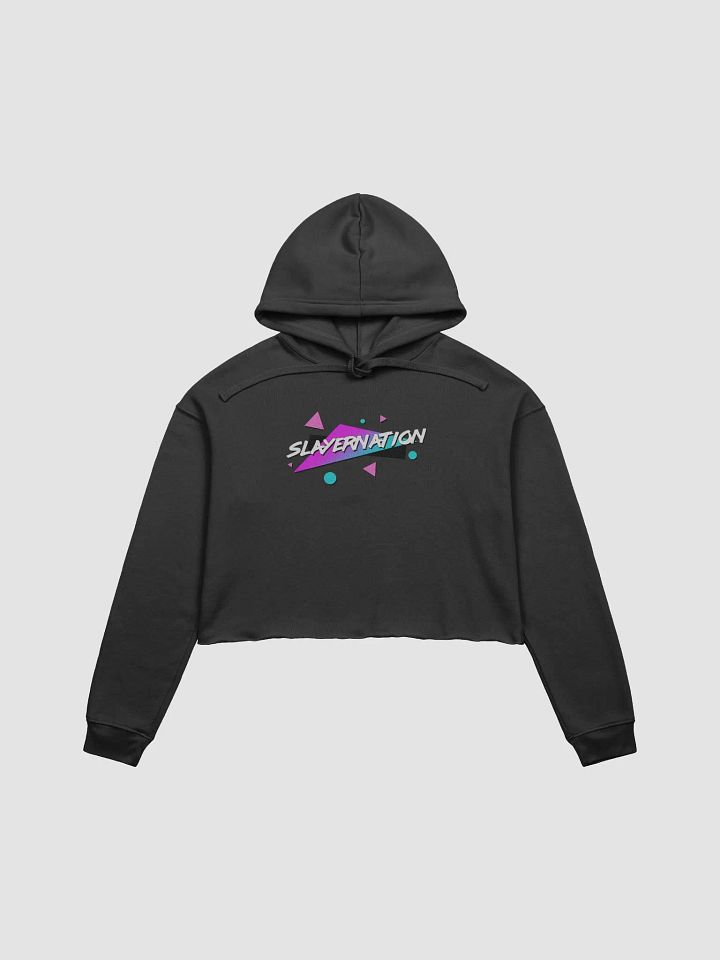 90s SlayerNation Women's Fleece Crop Hoodie product image (1)