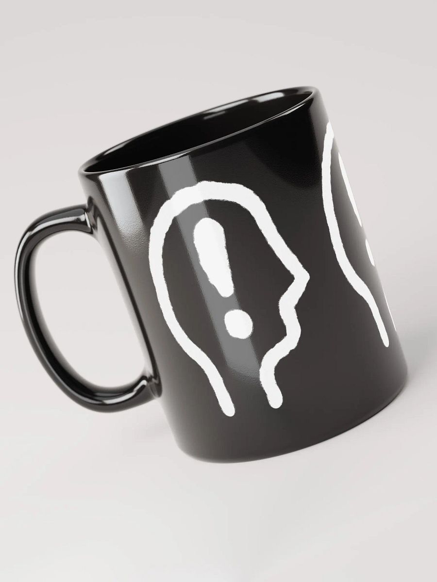 EXCLAIMING MENTALLY (white design) coffee mug product image (4)