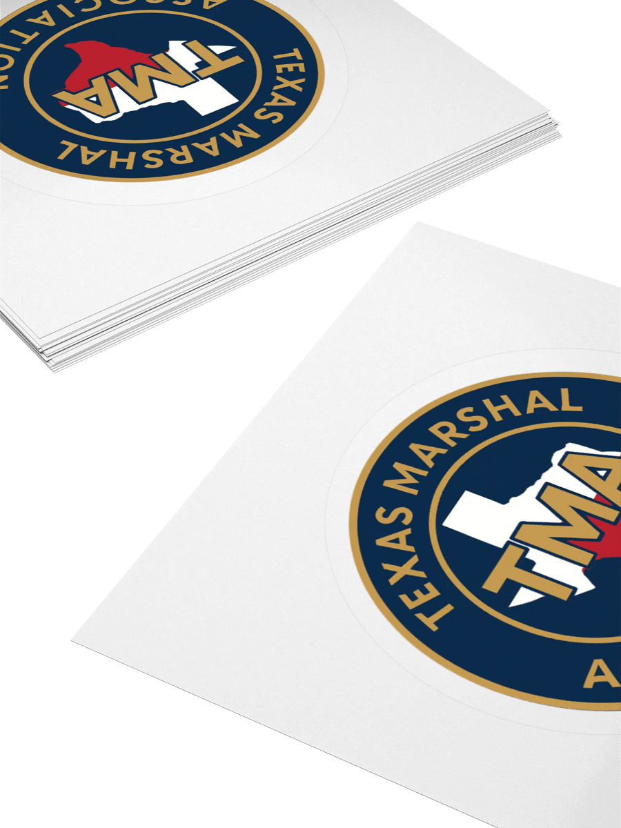 Texas Marshal Association Emblem Stickers product image (10)