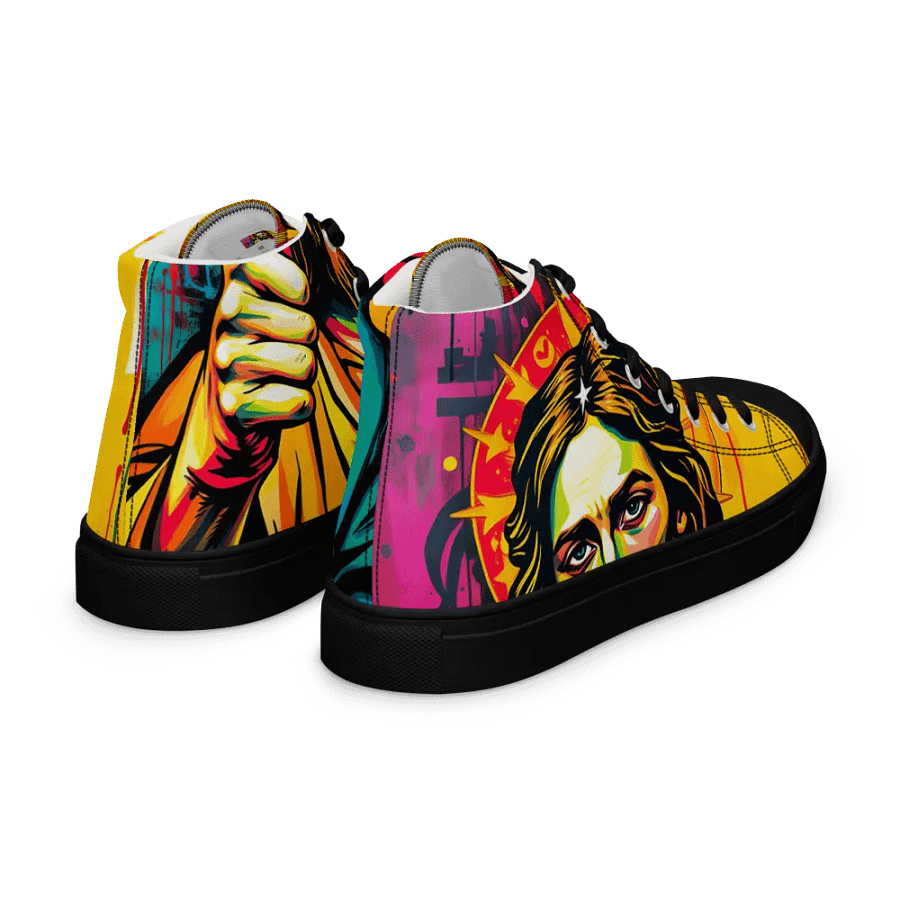 Divine pop art, Thumbs-Up Men's High Tops product image (7)