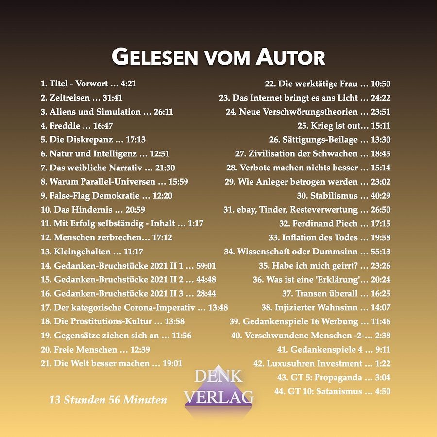 Gedankenspiele 17 - Hörbuch product image (2)