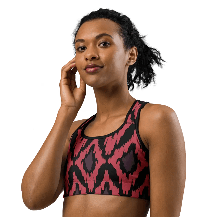 Bold Aztec Pattern Sports Bra product image (2)