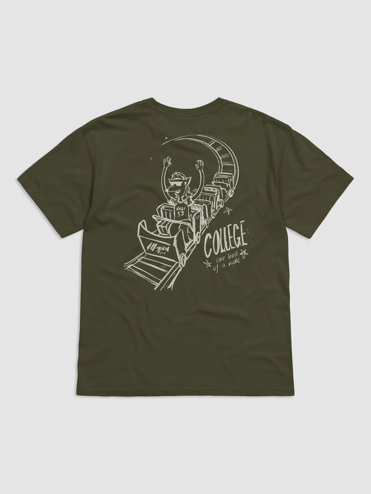 Tee - One Hell of a Ride (dark colors) product image (1)