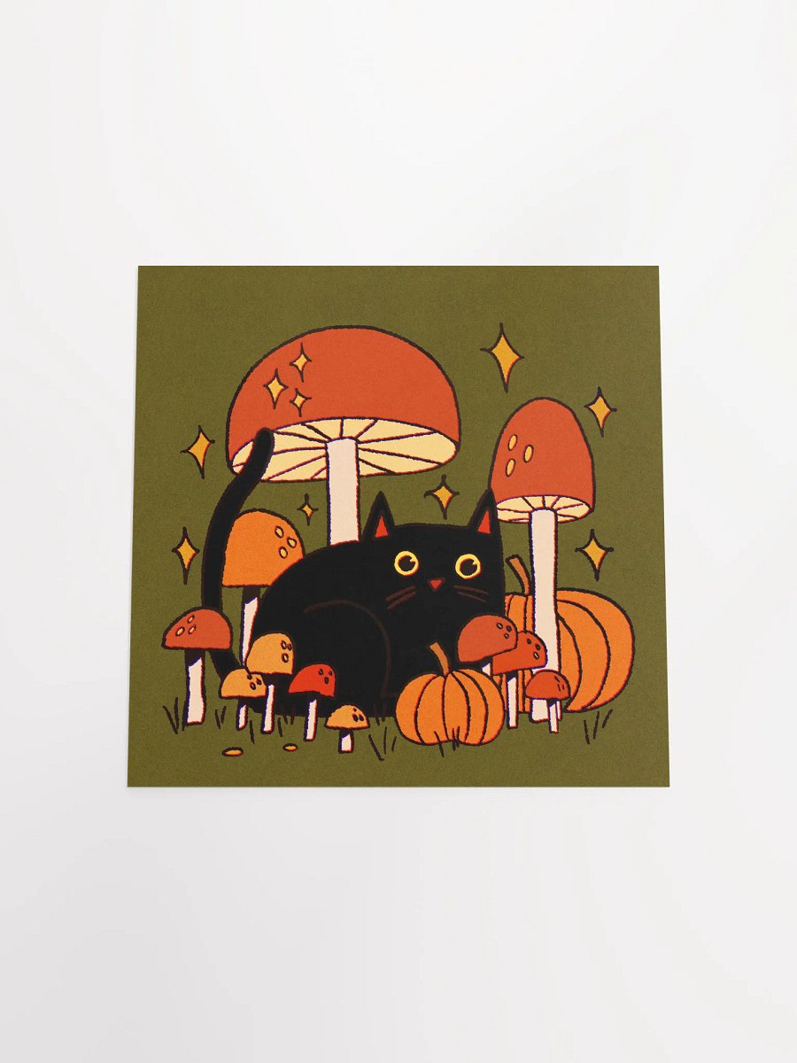 Pumpkin Cat Print product image (7)
