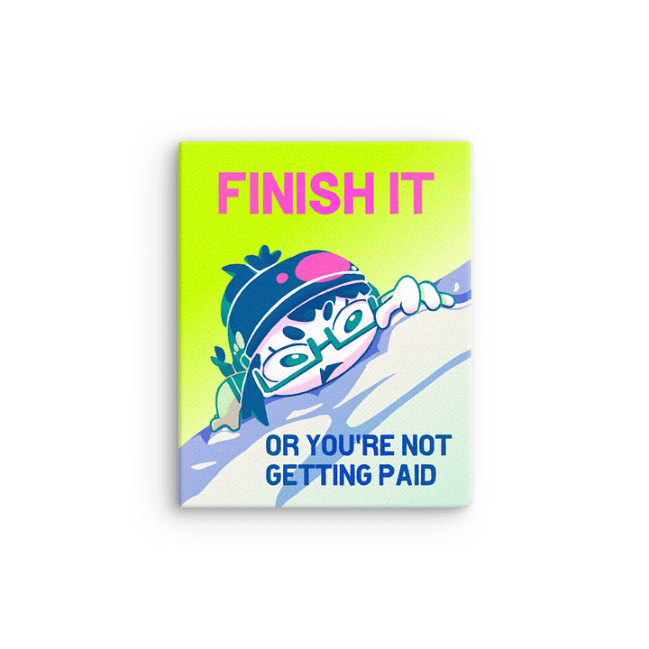 Finish It - Motivational Canvas product image (2)