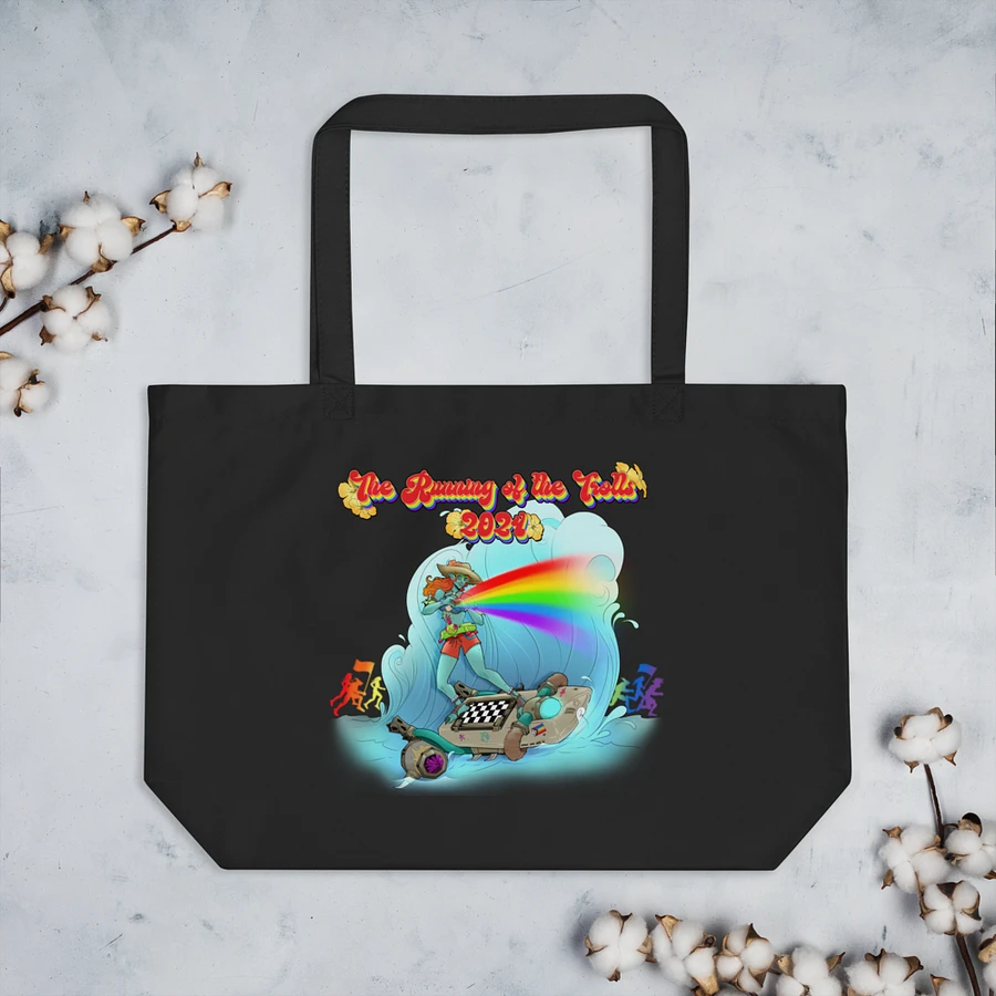 Running of the Trolls Rainbow Large Eco Tote - by Mischi product image (3)